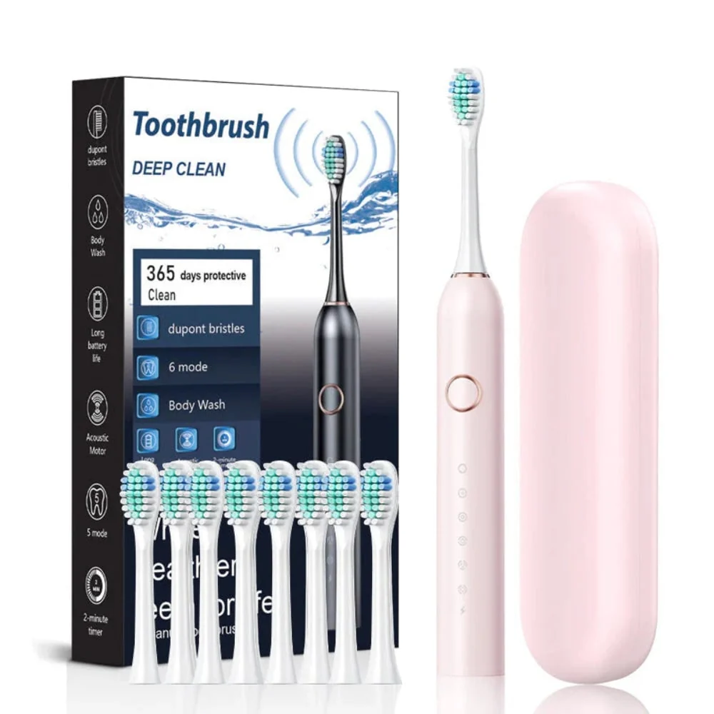 Rechargeable Electric Toothbrush Kids Sonic Travel Brush - Image 4